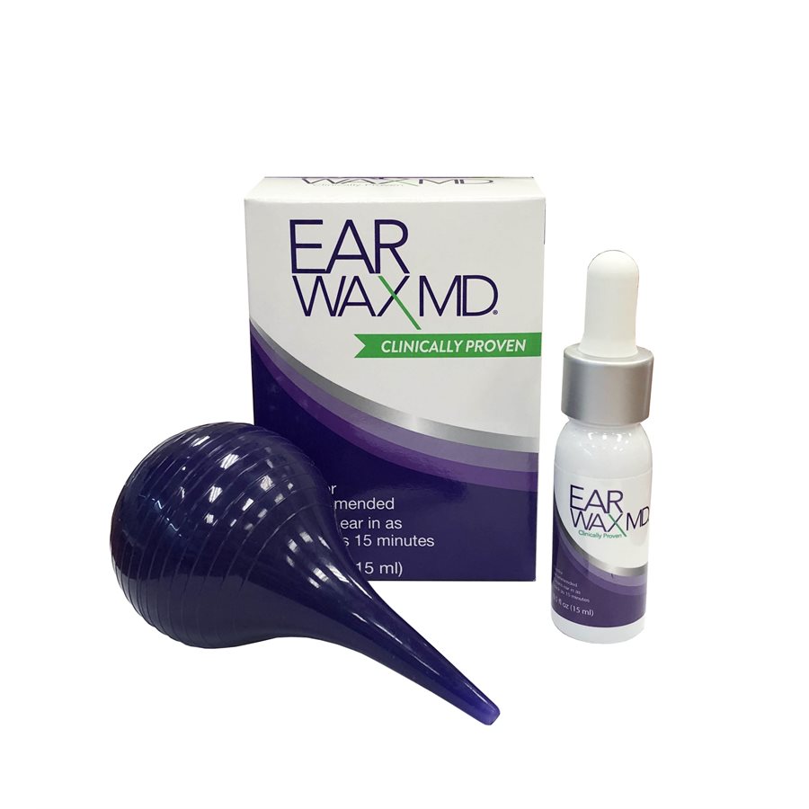 Ear Wax MD Take-Home Kit with Bottle (0.5 oz) & Bulb Syringe